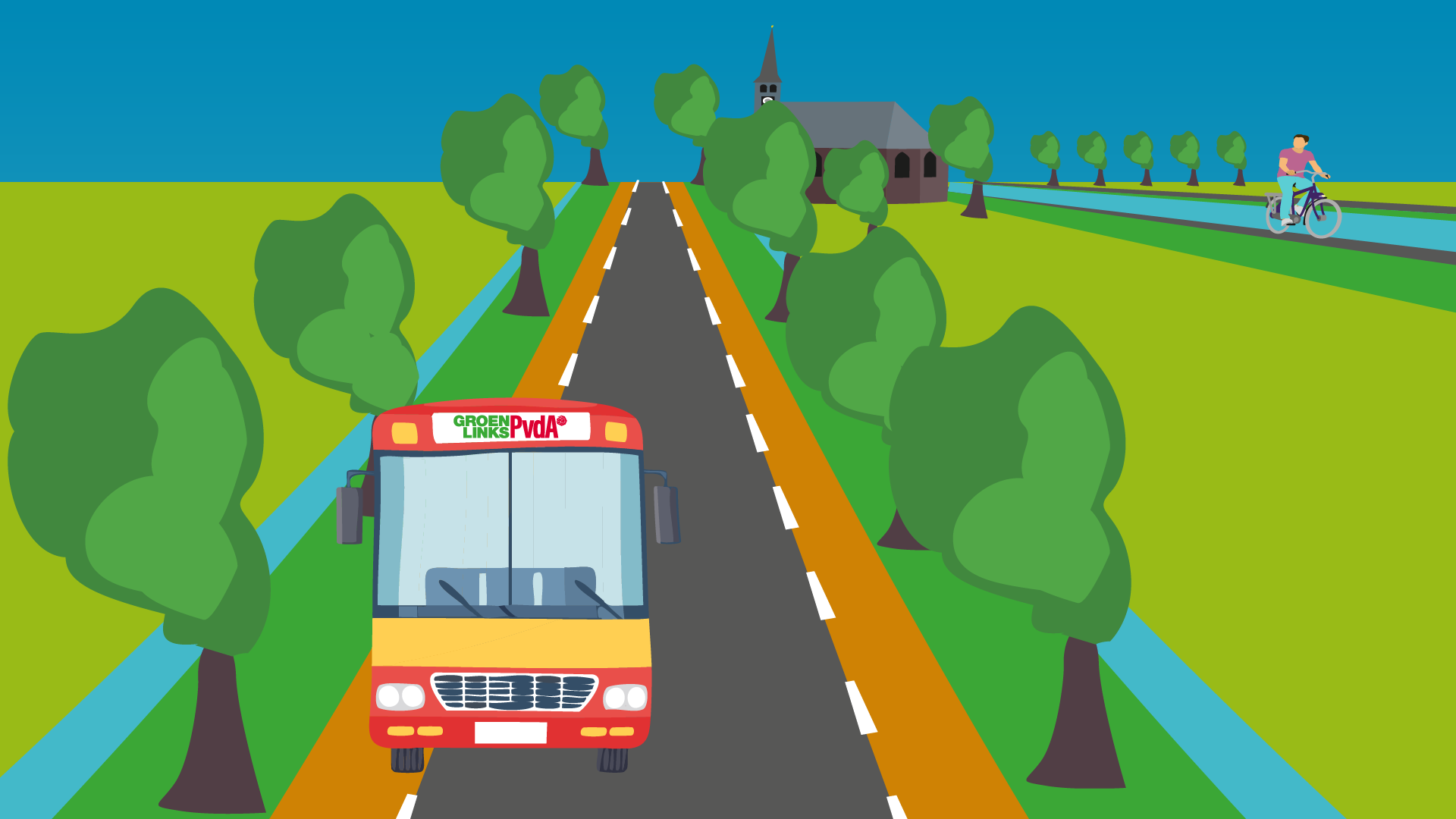 GroenLinks-PvdA bustour